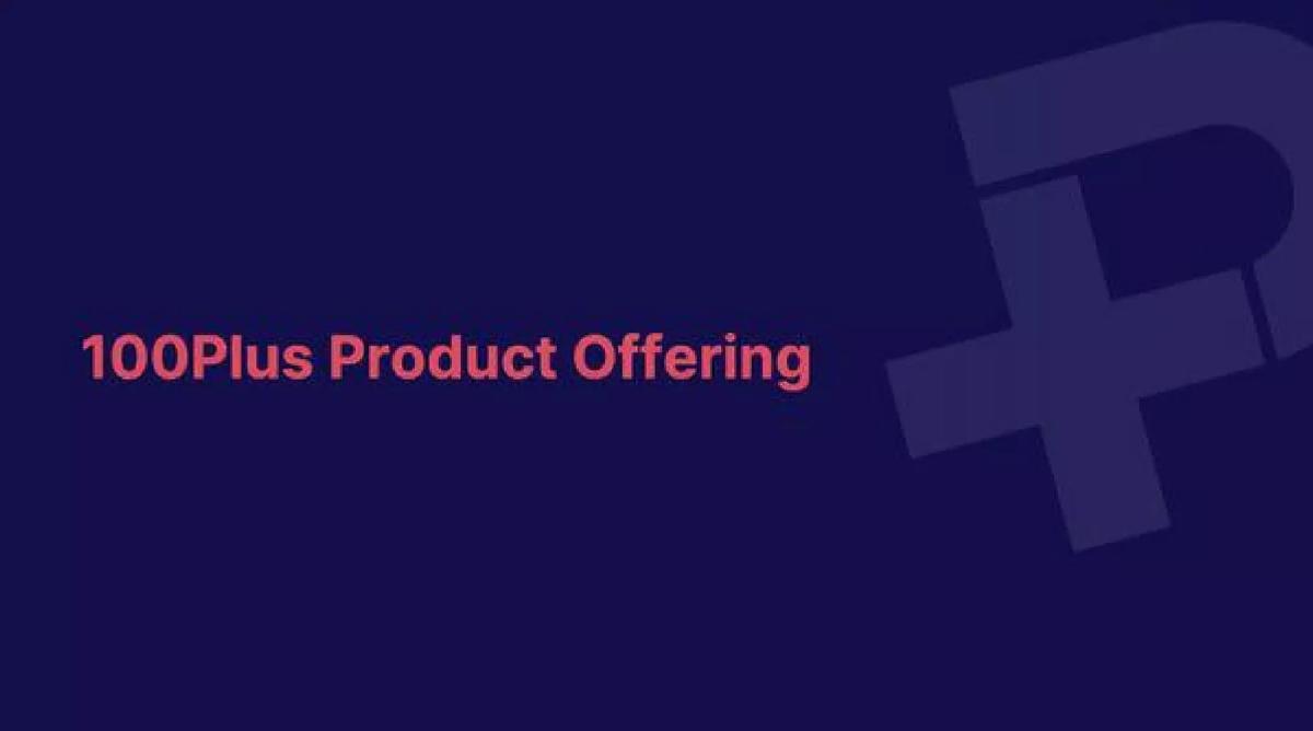 100plus pitch deck slide 6 of 21