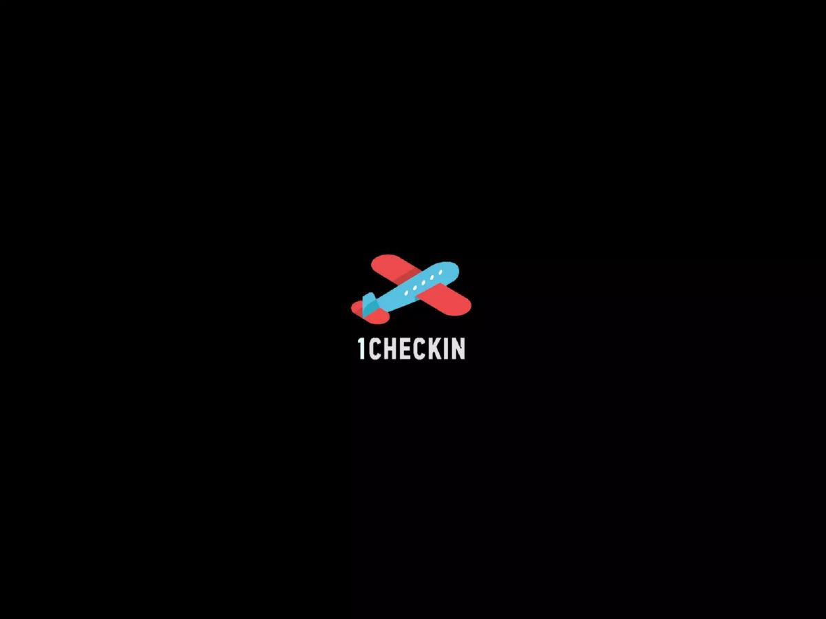 1Checkin pitch deck slide 1 of 28