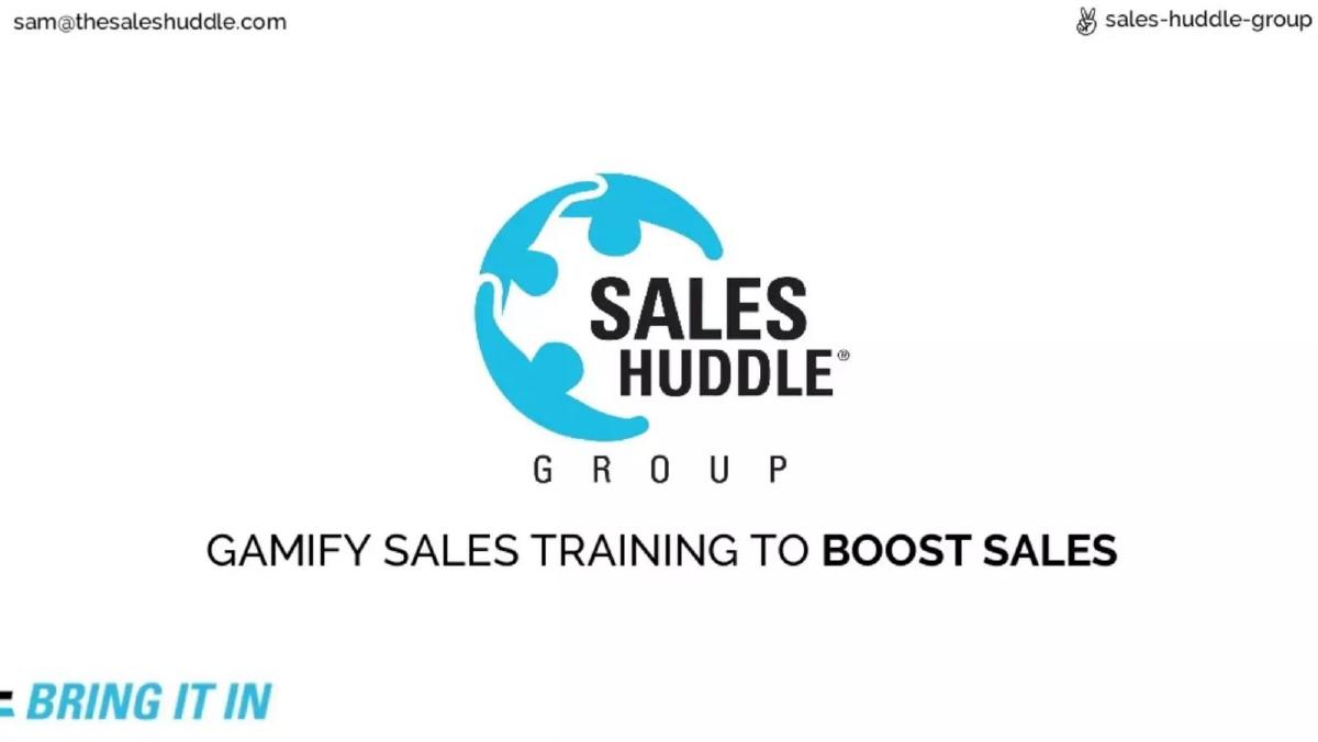 1huddle pitch deck slide 1 of 11