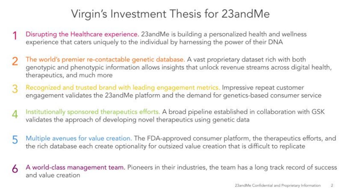 23andMe pitch deck data advantage slide 4