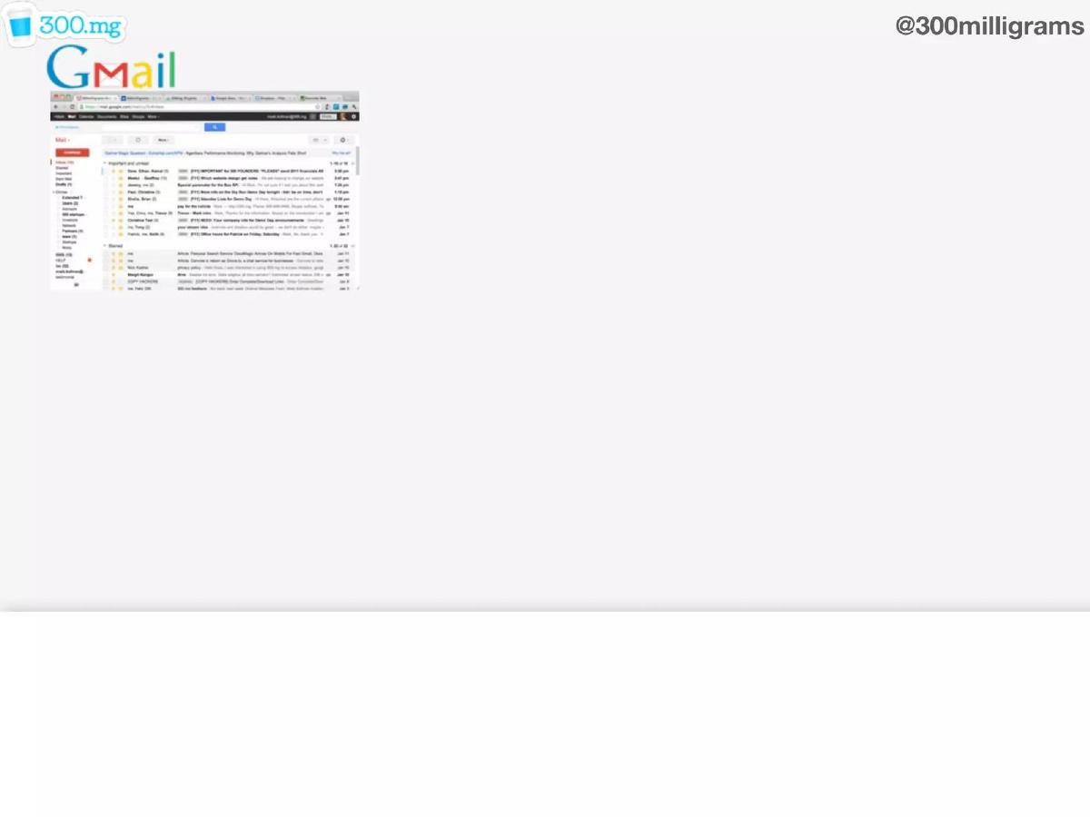 300 Milligrams pitch deck slide 2 of 25