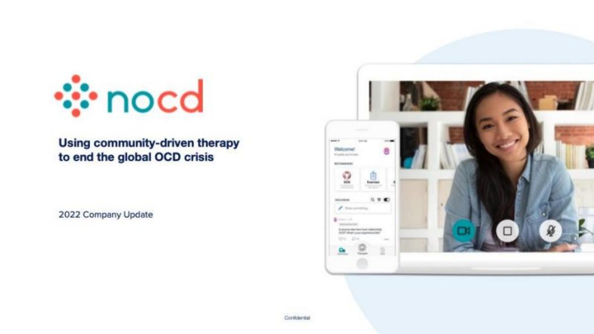 NOCD pitch deck slide 1 of 11