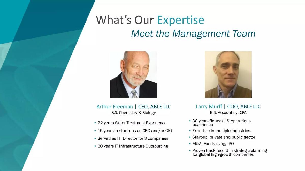 Ablelife pitch deck slide 3 of 16