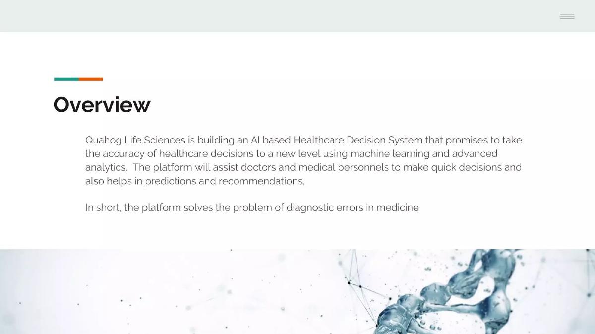 Quahog Life Sciences Pvt. Ltd. pitch deck slide 3 of 15