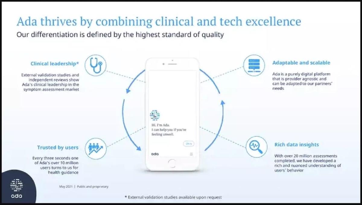 Ada Health pitch deck slide 5 of 11