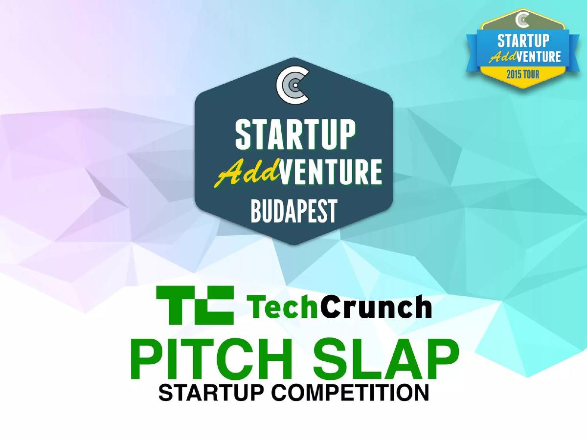 Slamby pitch deck slide 1 of 9
