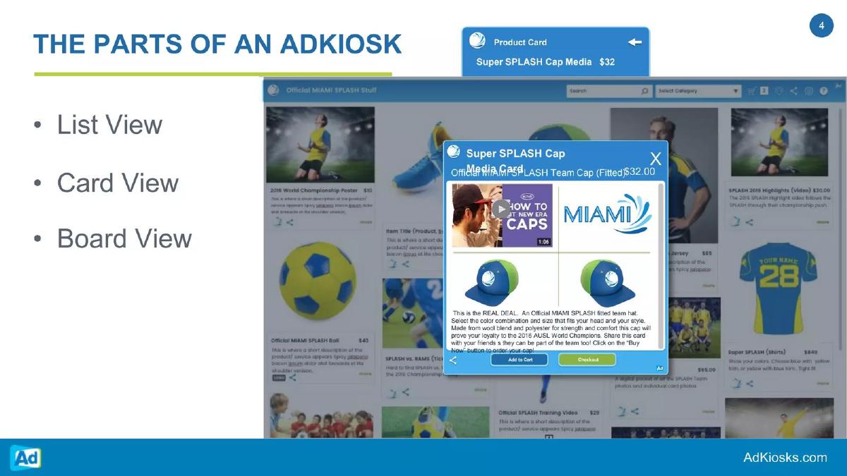 AdKiosks (ADFREEQ, LLC) pitch deck slide 4 of 18