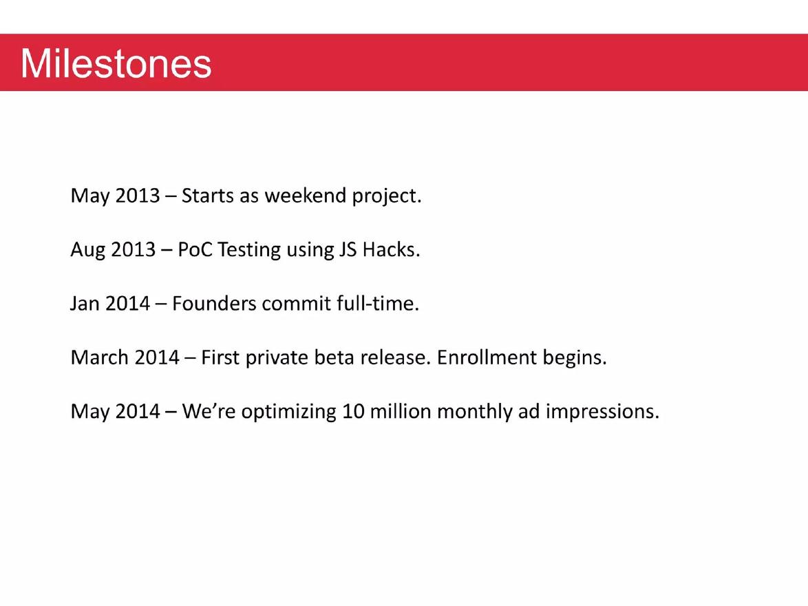 AdPushup pitch deck Team commitment slide slide 7