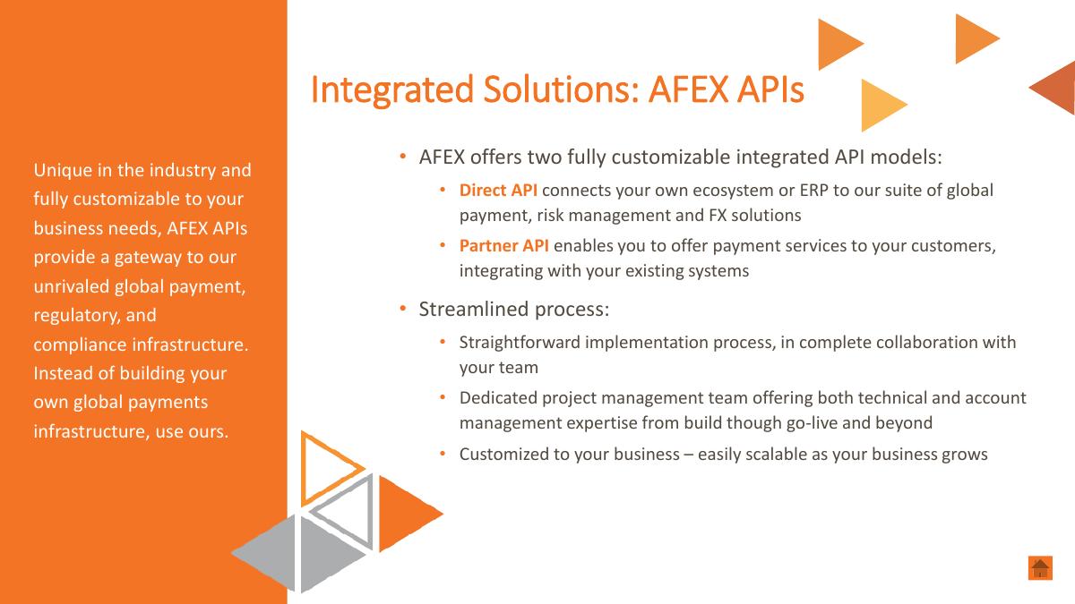 AFEX Integrated Solutions (Associated Foreign Exchange, Inc.) pitch deck slide 5 of 15