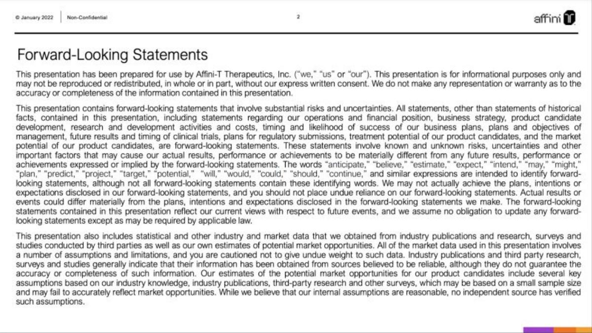 Affini-T pitch deck slide 2 of 25