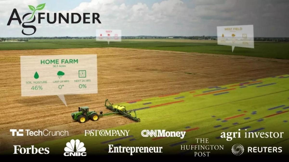 AgFunder pitch deck slide 1 of 11