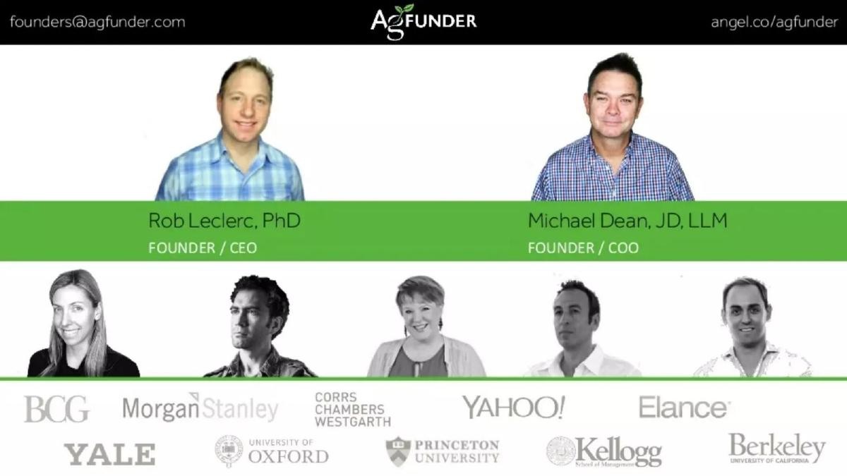 AgFunder pitch deck agriculture investment platform deck slide 10