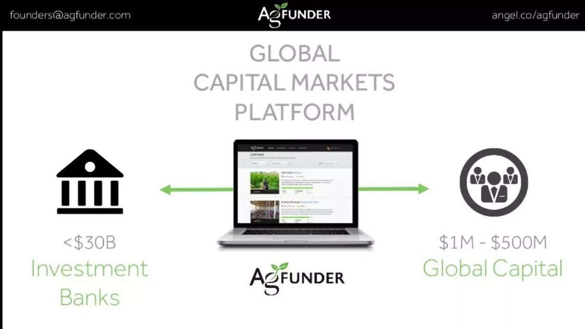 AgFunder pitch deck agriculture investment platform deck slide 11