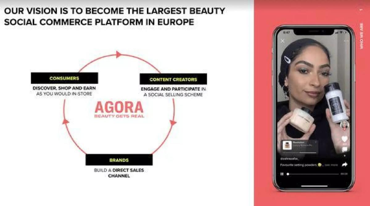 Agora pitch deck slide 2 of 12