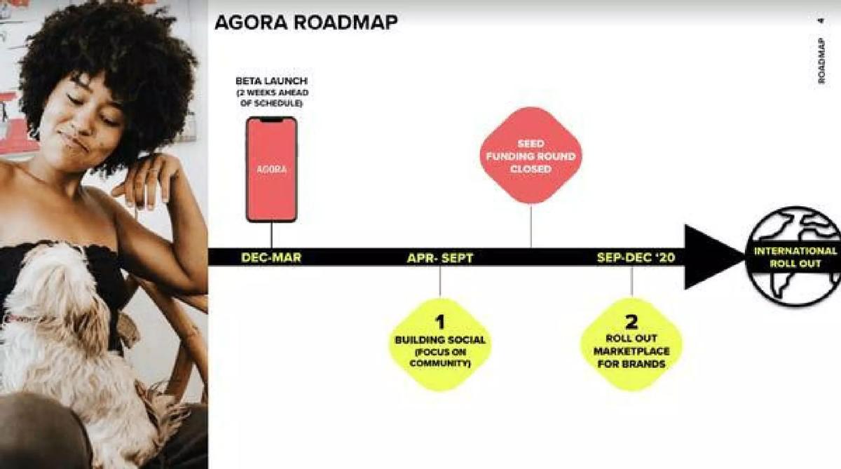 Agora pitch deck slide 5 of 12
