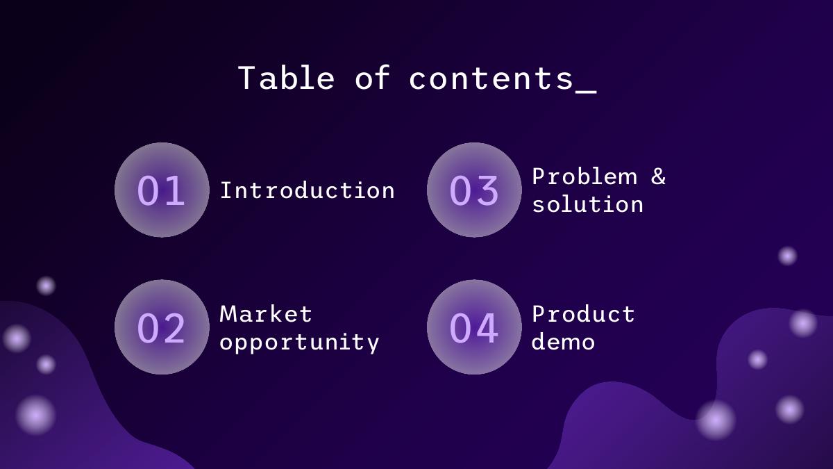 AI App pitch deck slide 3 of 41