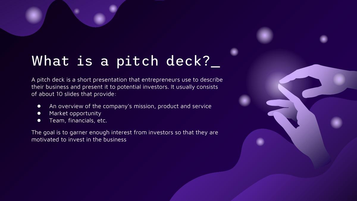 AI App pitch deck slide 4 of 41