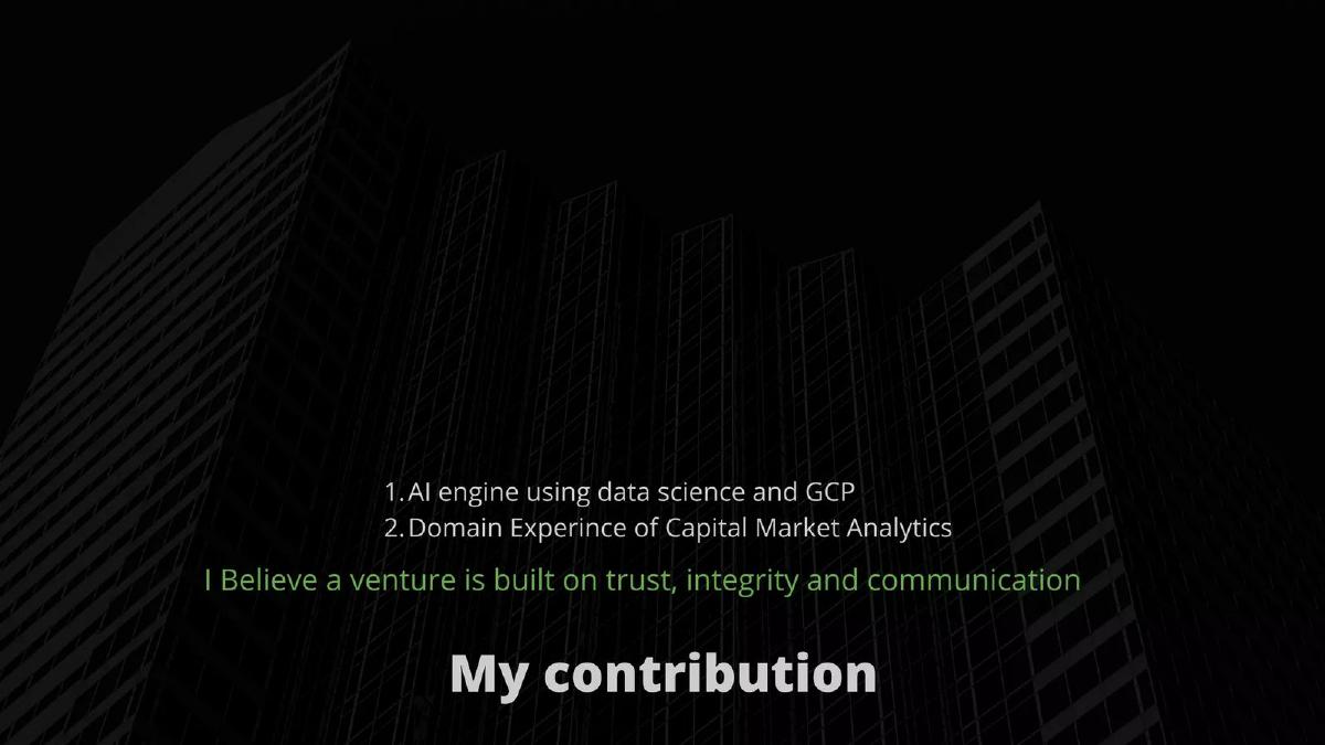 Algoix Technologies LLP pitch deck slide 5 of 7