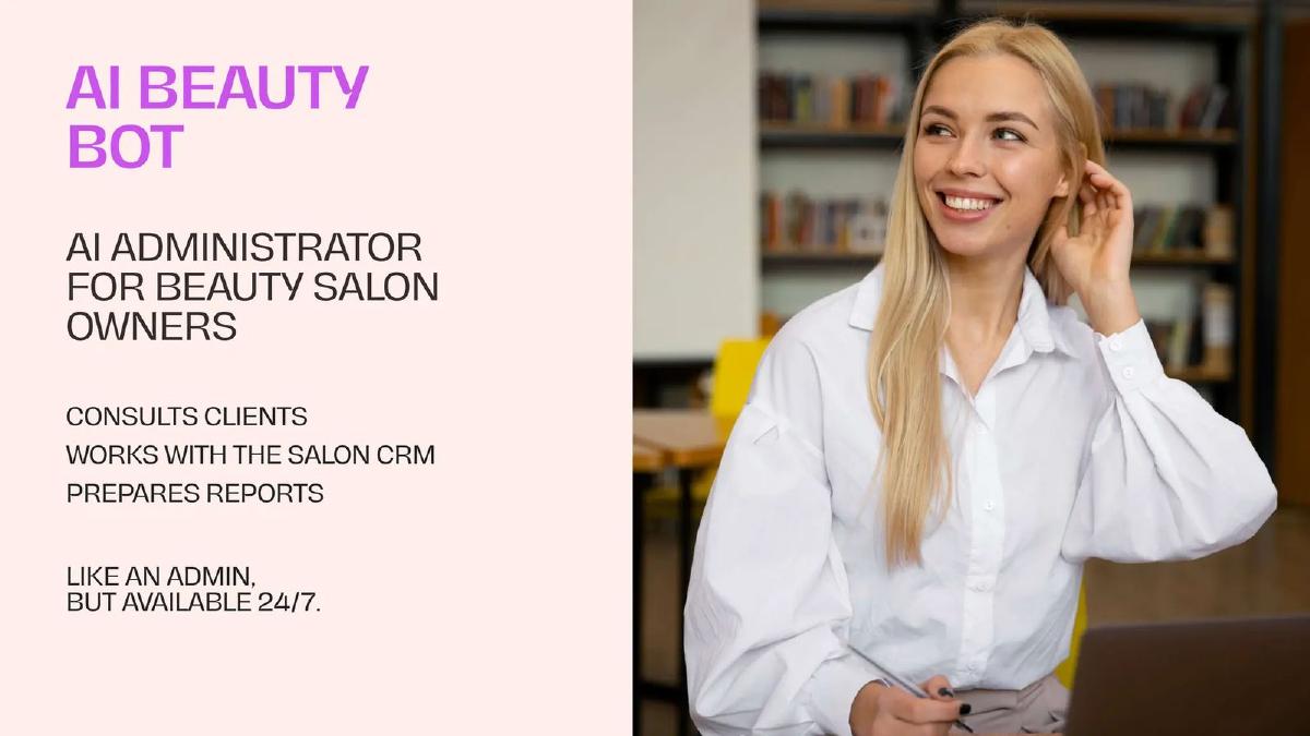 AI Beauty Bot pitch deck slide 3 of 19