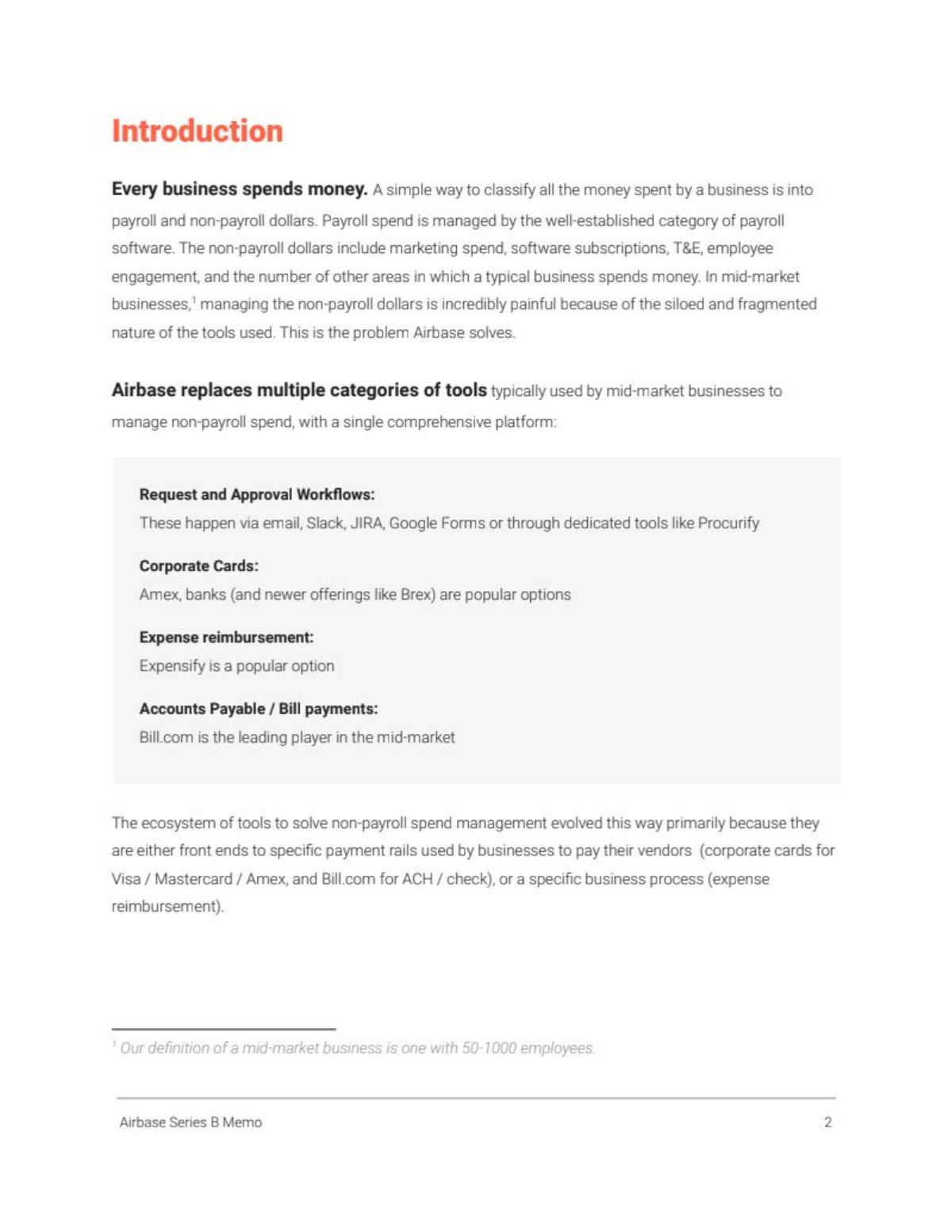 Airbase pitch deck slide 2 of 12