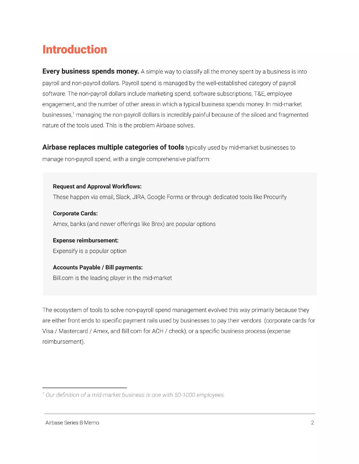 Airbase pitch deck slide 2 of 12