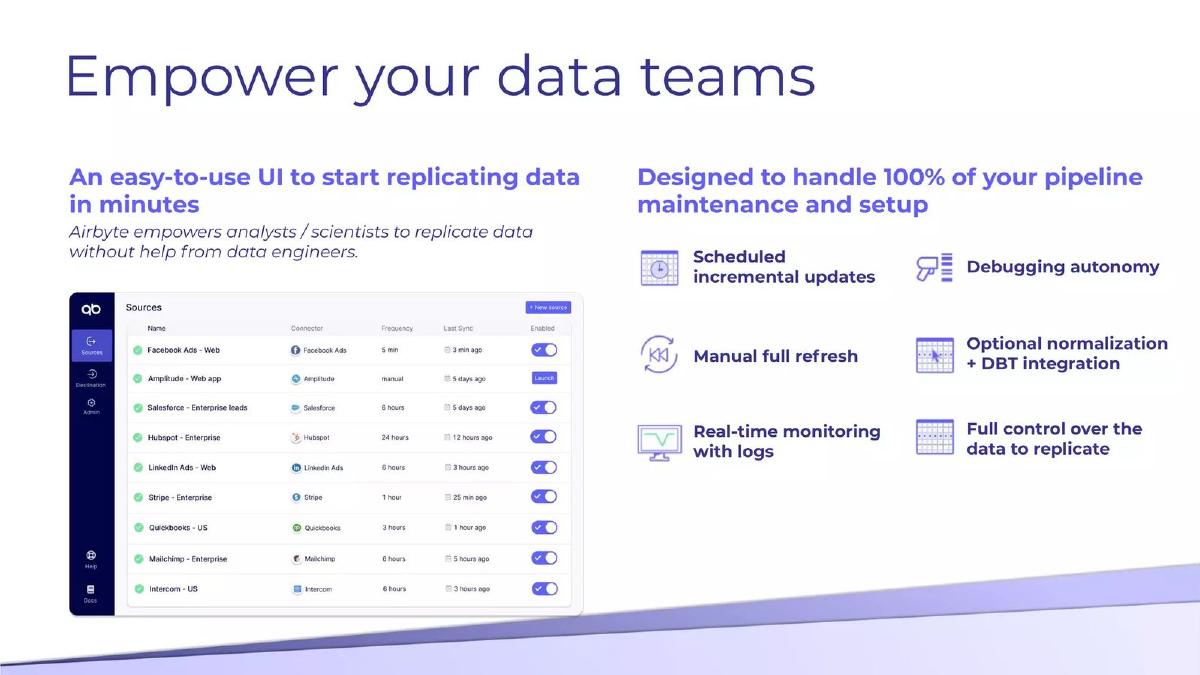 Airbyte Series A pitch deck slide 5 of 5