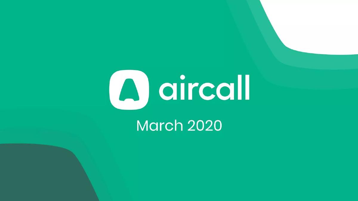 Aircall pitch deck slide 1 of 24