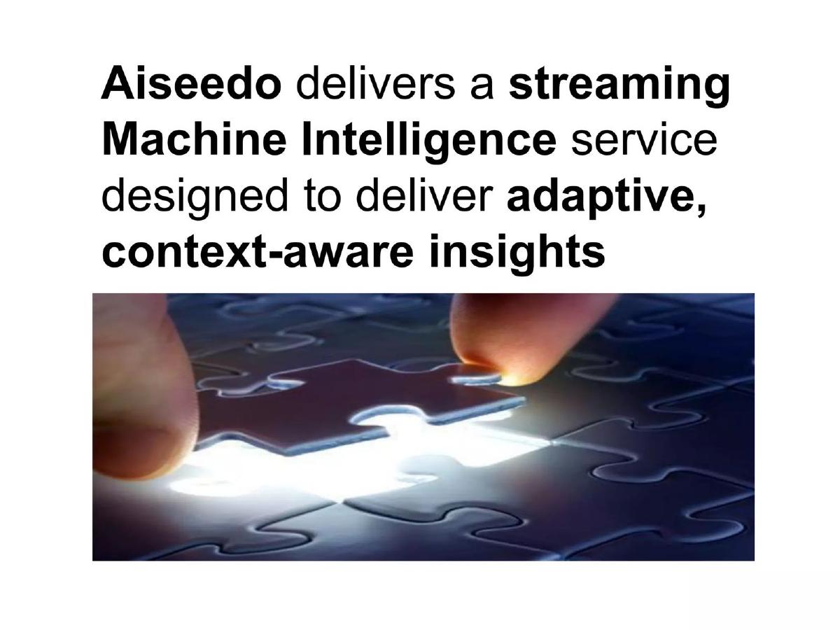 Aiseedo pitch deck slide 6 of 15