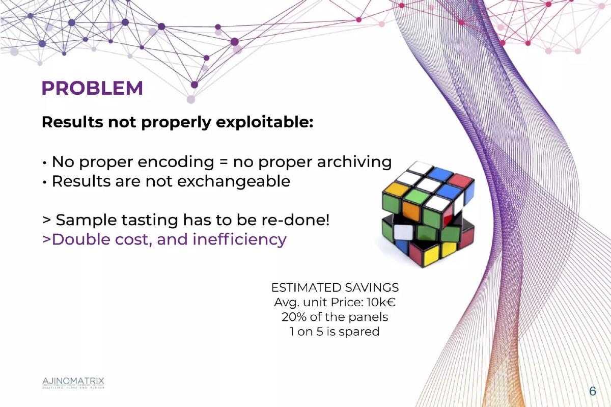 Ajinomatrix pitch deck slide 6 of 17