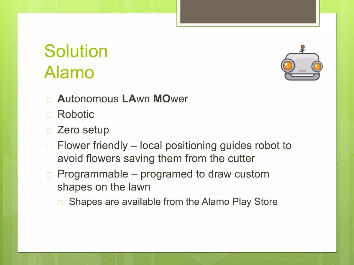 Alamo pitch deck slide 3 of 19