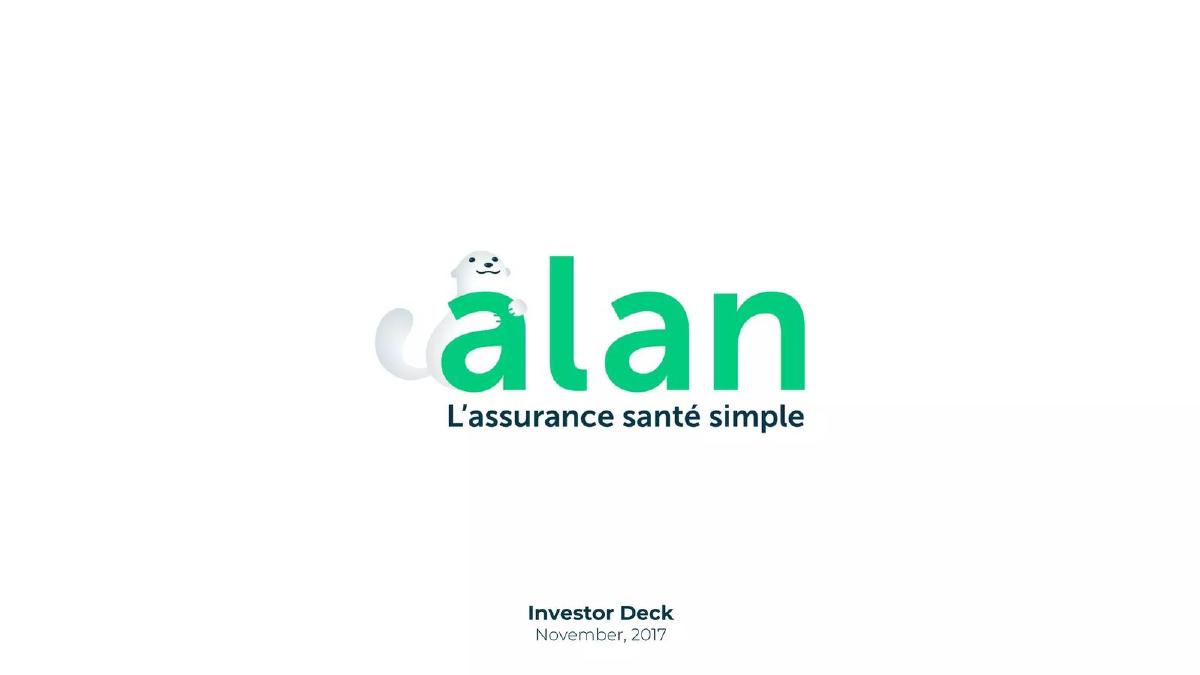 Alan pitch deck slide 1 of 42