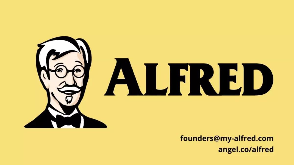 AlfredCamera (Alfred) pitch deck slide 1 of 10