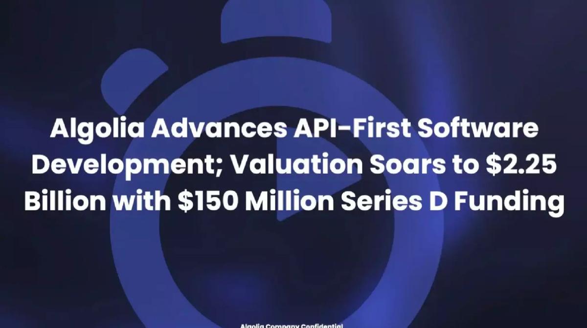Algolia pitch deck slide 2 of 20