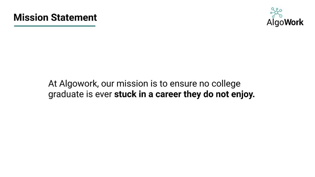 Algowork pitch deck slide 2 of 53