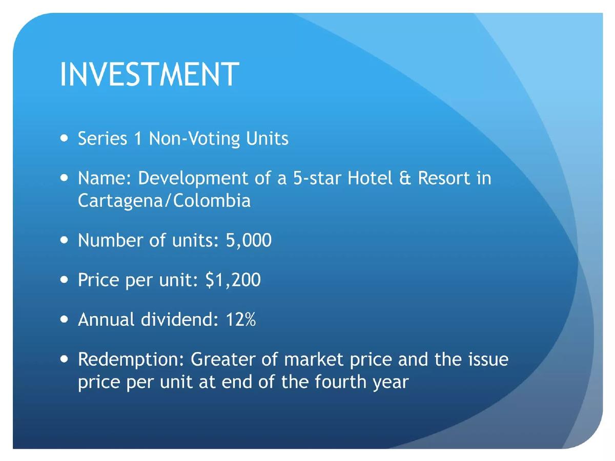 A La Orilla Del Mar Development LLC (Alodmd) pitch deck slide 2 of 30