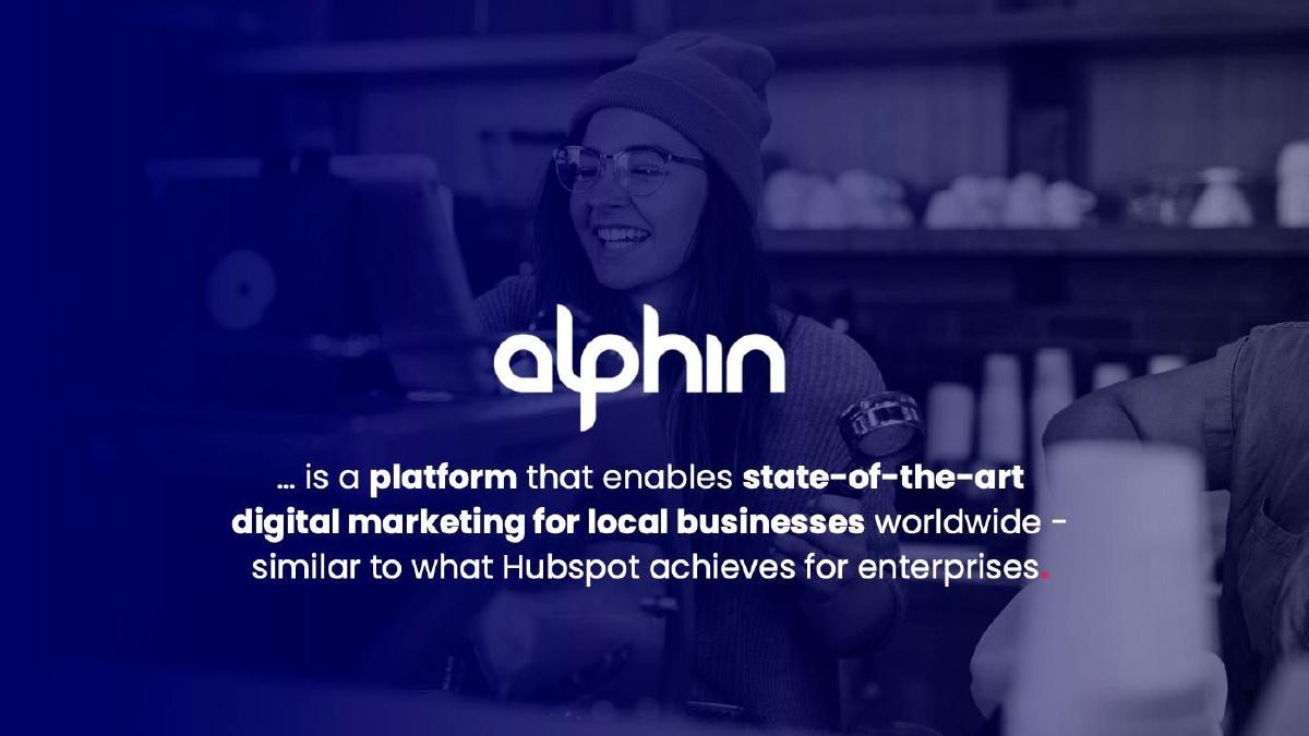 Alphin pitch deck slide 2 of 14