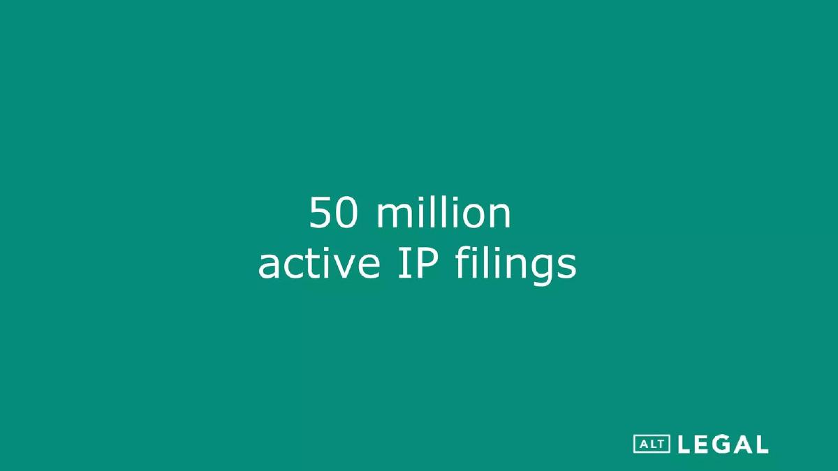 AltLegal pitch deck slide 2 of 10