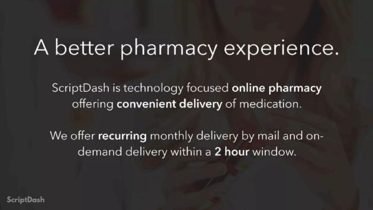 Alto Pharmacy (formerly ScriptDash) pitch deck slide 2 of 14