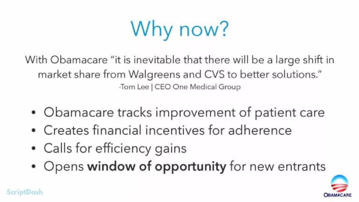 Alto (formerly ScriptDash) pitch deck slide 3 of 14