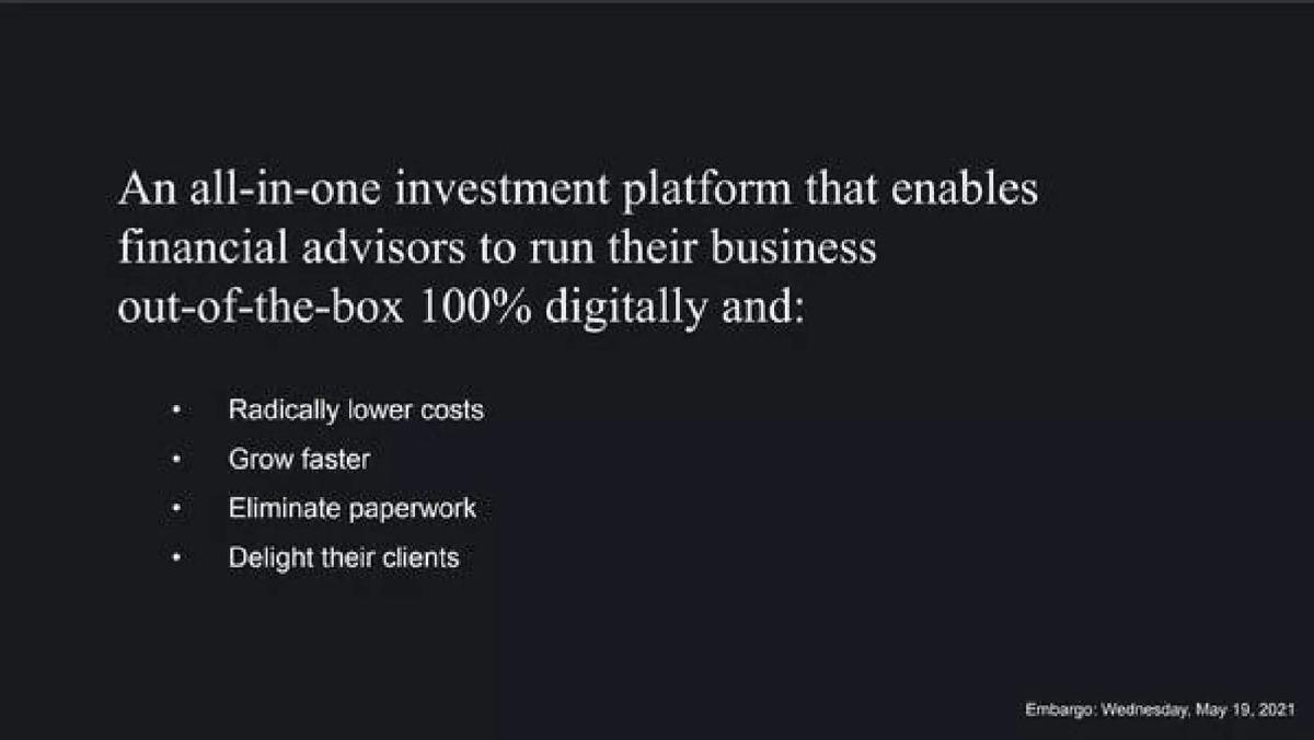 Altruist pitch deck slide 3 of 10