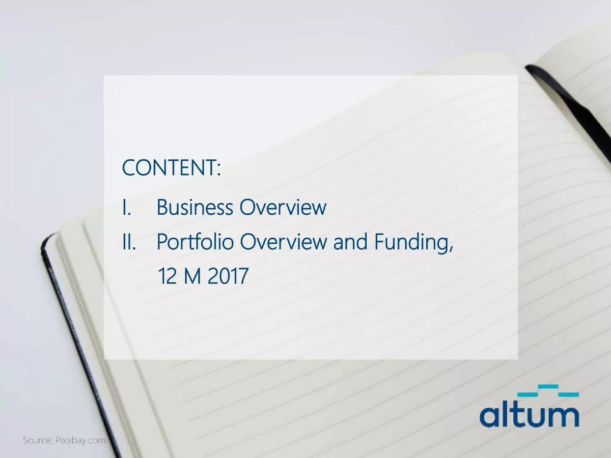 ALTUM pitch deck slide 3 of 22