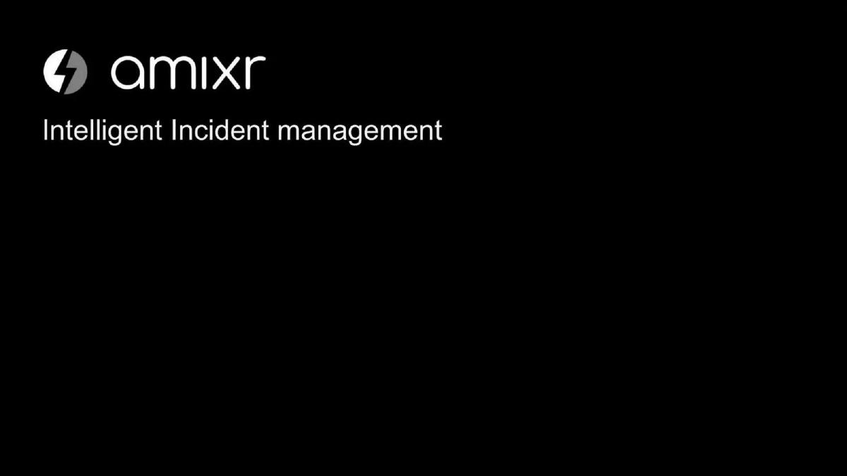 Amixr pitch deck slide 1 of 16