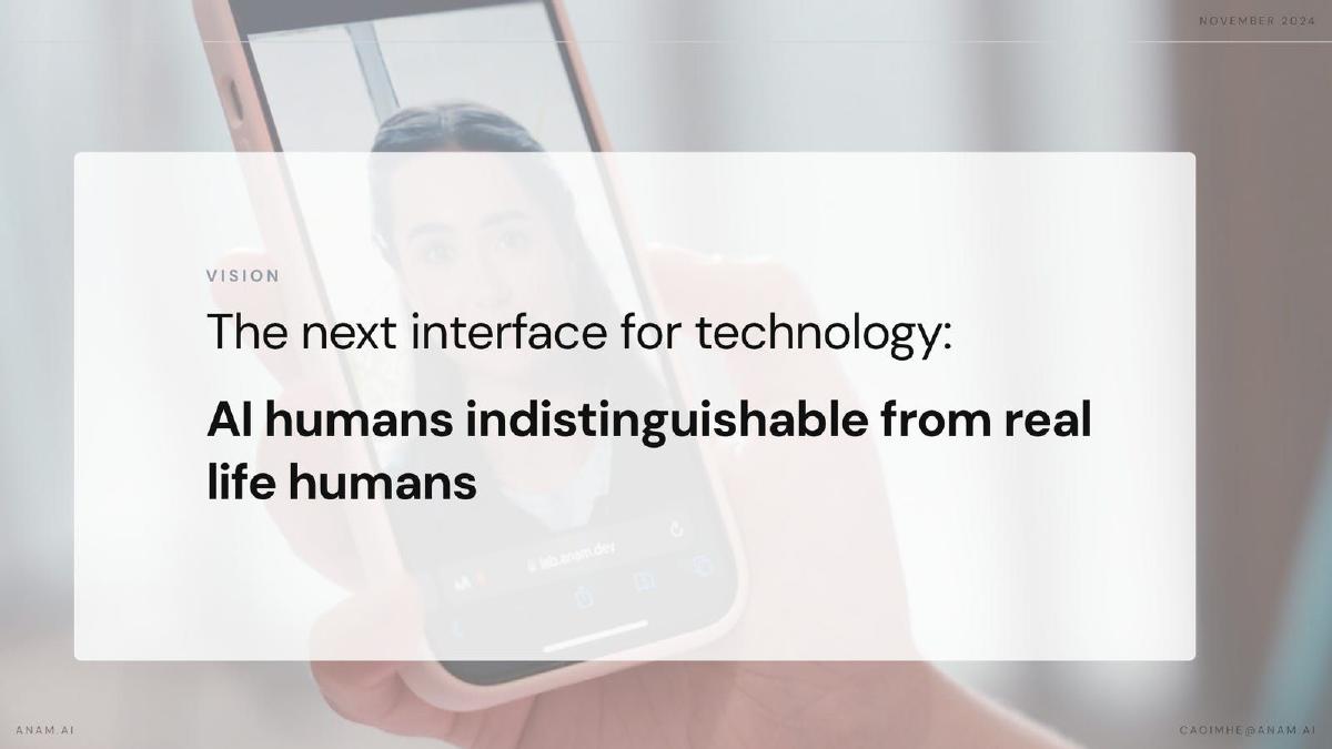 Anam pitch deck slide 2 of 18