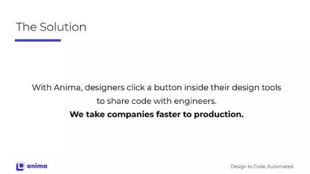 Anima pitch deck slide 3 of 11