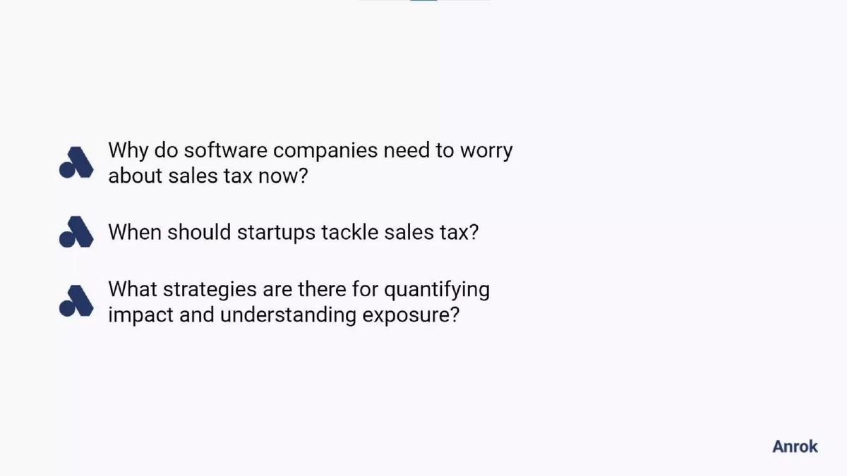 Anrok pitch deck slide 2 of 22