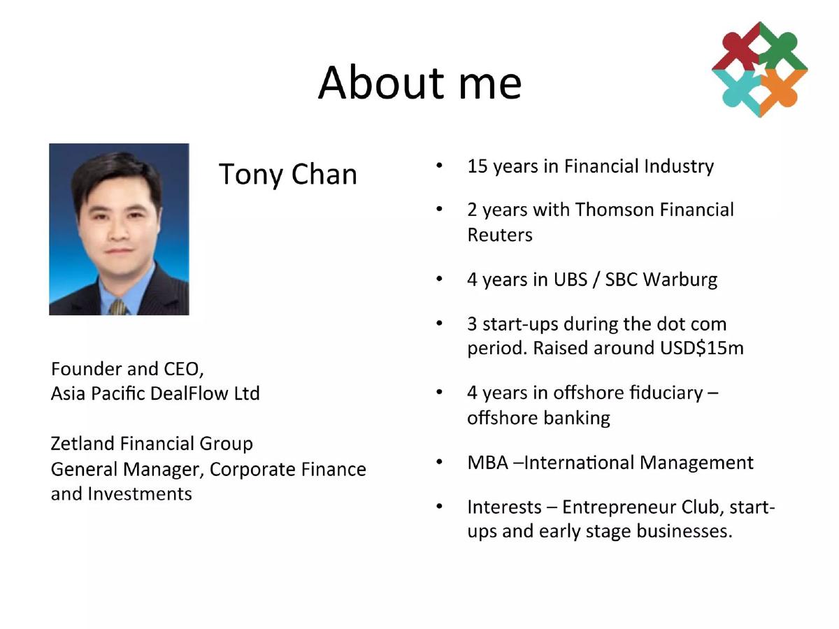 Asia Pacific DealFlow pitch deck slide 3 of 33