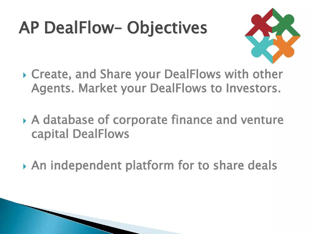 APDealFlow pitch deck slide 6 of 24