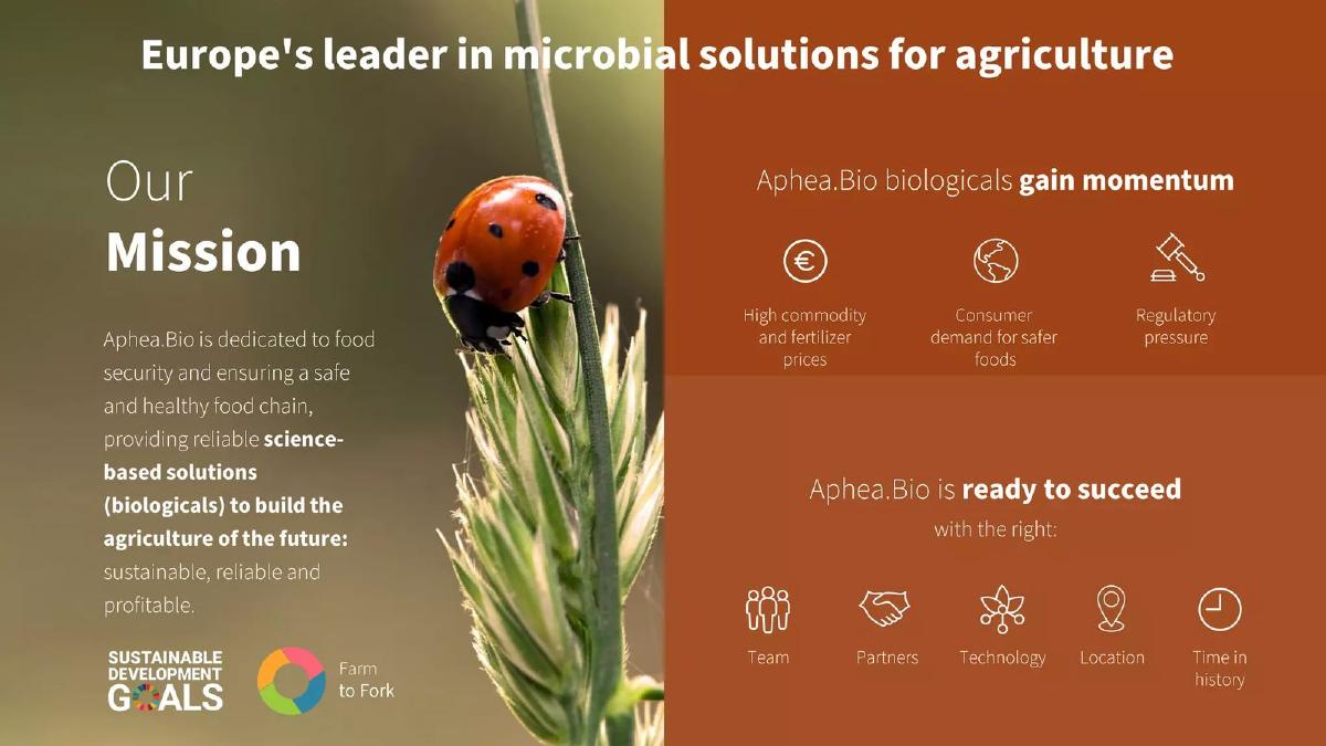Aphea.Bio pitch deck slide 3 of 13