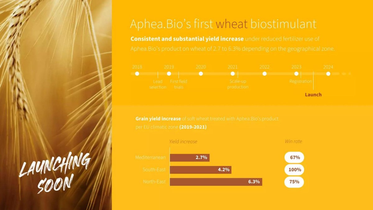 Aphea.Bio pitch deck traction slide 7