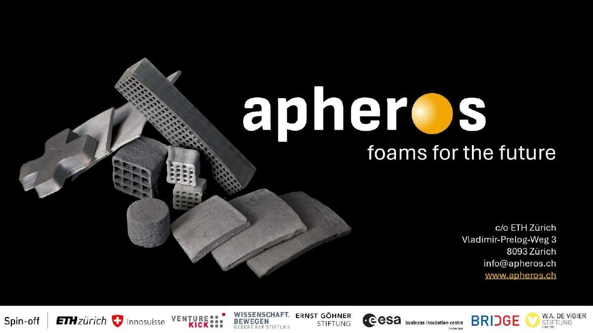 Apheros pitch deck slide 1 of 10